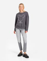 Pulóver - Mickey egér - sötétszürke