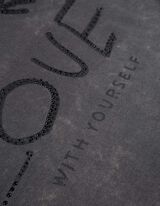 T-shirt - Used look - donkergrijs