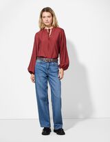 Cintura - Motivo animalier - marrone scuro