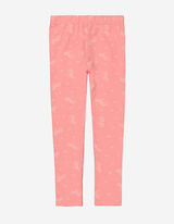Legging - Elszórt nyomott minta - pink
