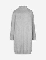 Abito a maglia - Collo alla coreana - grigio