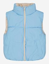 Gilet trapuntato - Double face - blu