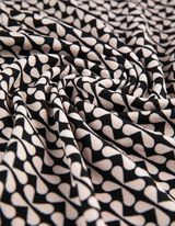 Majica dugih rukava - Serafino izrez - crno