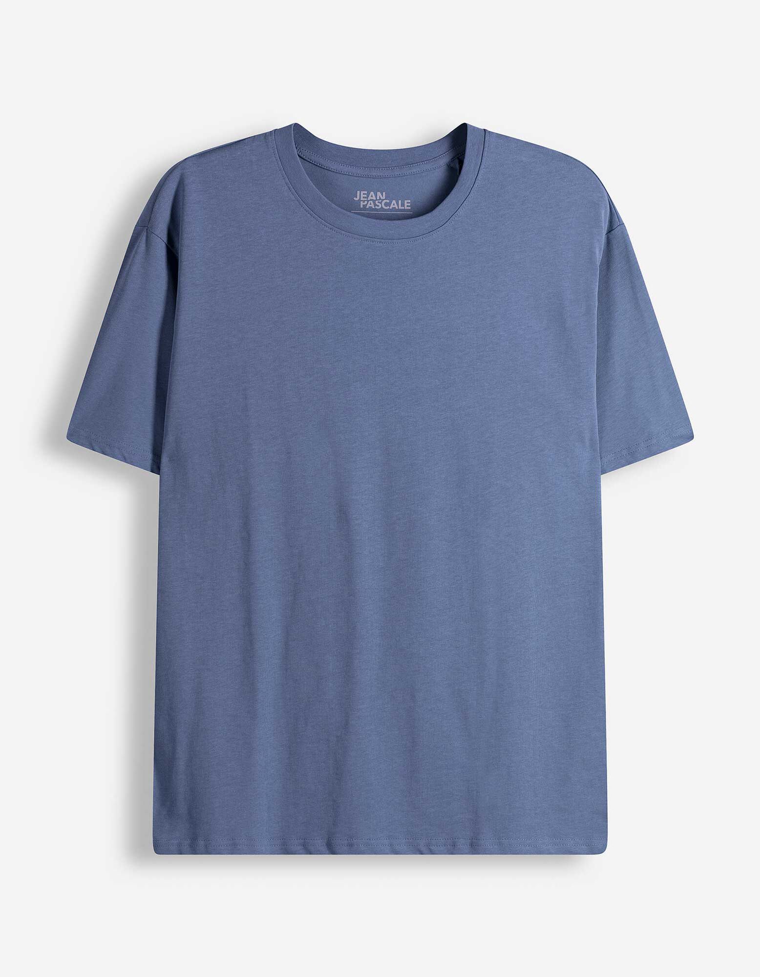 T-shirt - Coupe oversize - Bleu