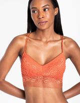 Podprsenkov&yacute; top - Vatovan&eacute; ko&scaron;&iacute;čky - svetlocervena