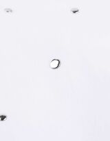 Tričko - Osázené nýtky - bílá