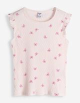 Tričko - Žebrov&aacute;n&iacute; - ruzova