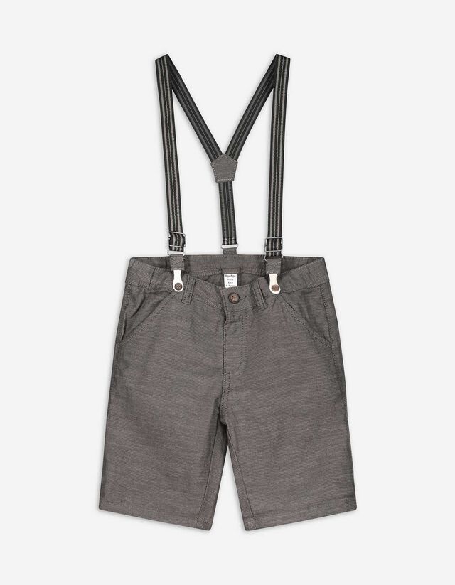 Pantaloni - Bretele - Gri