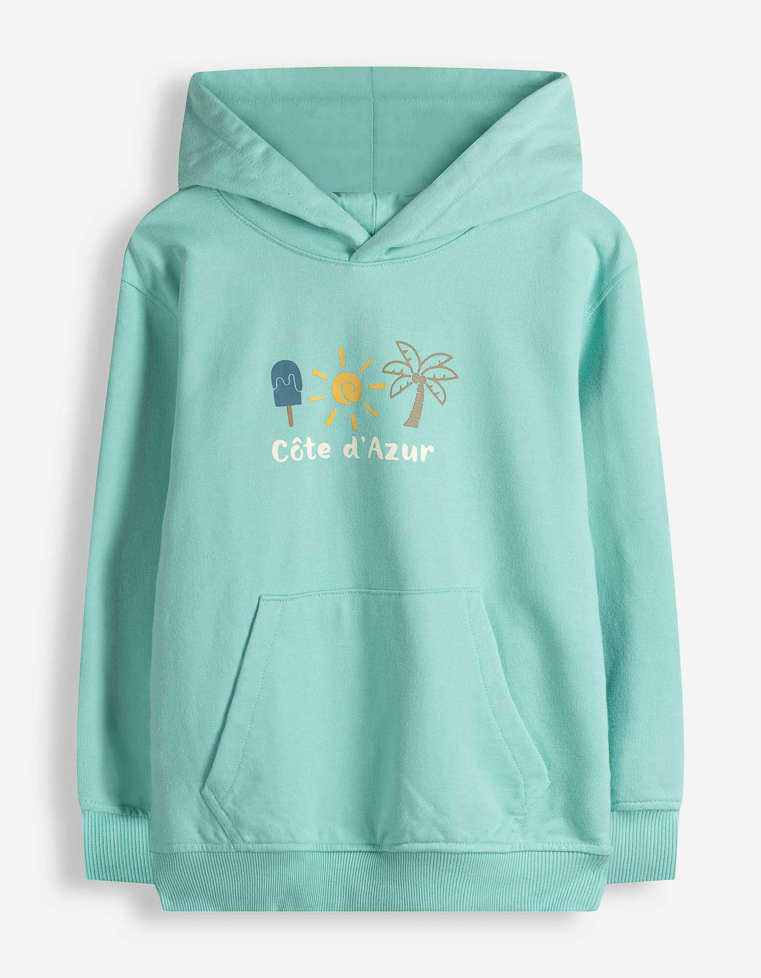 Set aus Sweatshirt und Shorts - Sweat - T&uuml;rkis