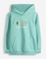 Set aus Sweatshirt und Shorts - Sweat - T&uuml;rkis
