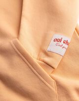 Propínací mikina - Potisk - oranzova