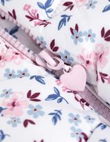 Bodywarmer - Bloemenmotief - wit