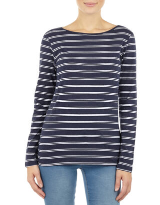 Damen Longsleeve mit Streifenmuster&nbsp;