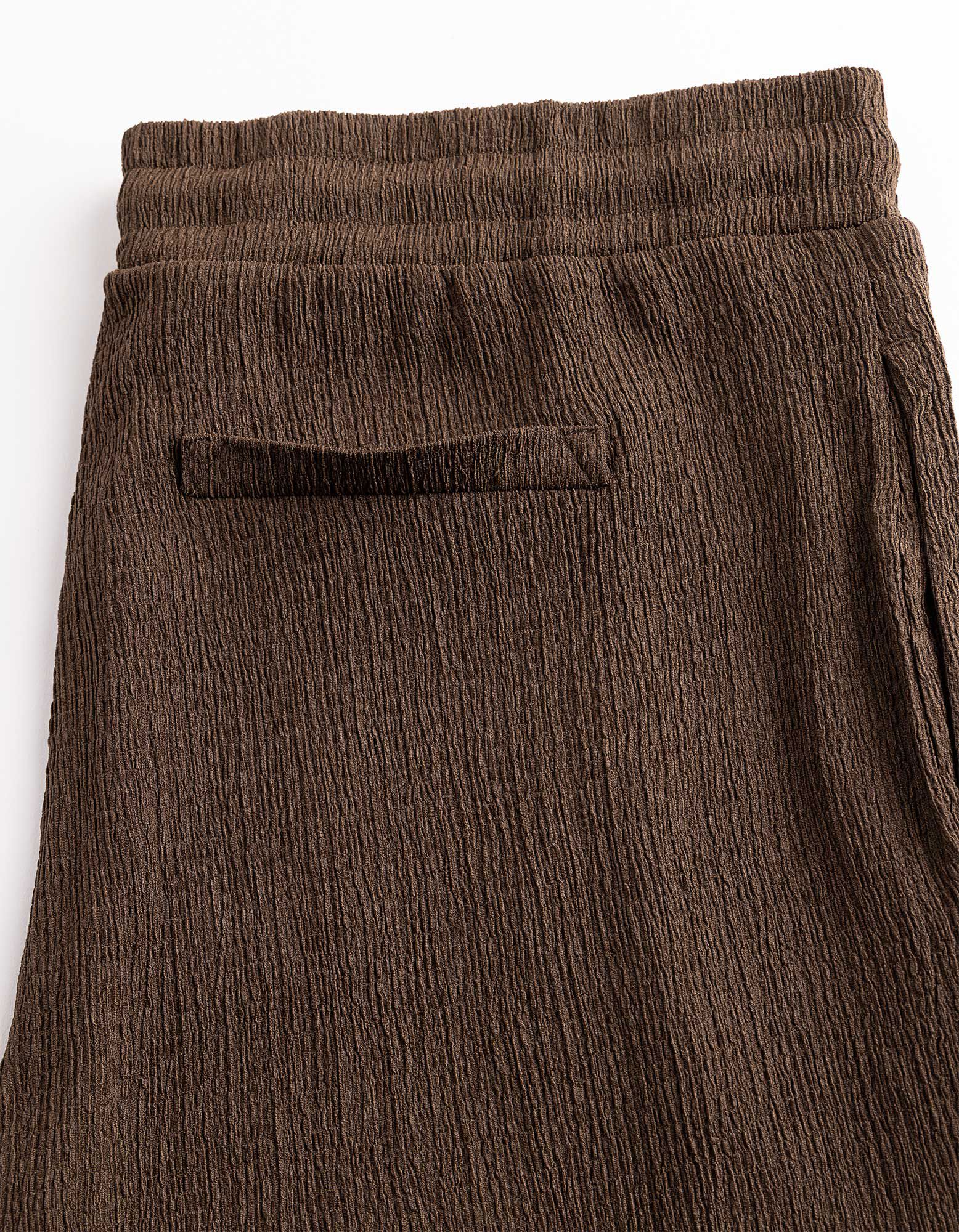 Pantalon - Longueur normale - Brun