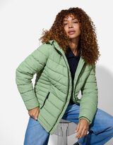 Steppjacke - Wasserabweisend - hellgr&uuml;n