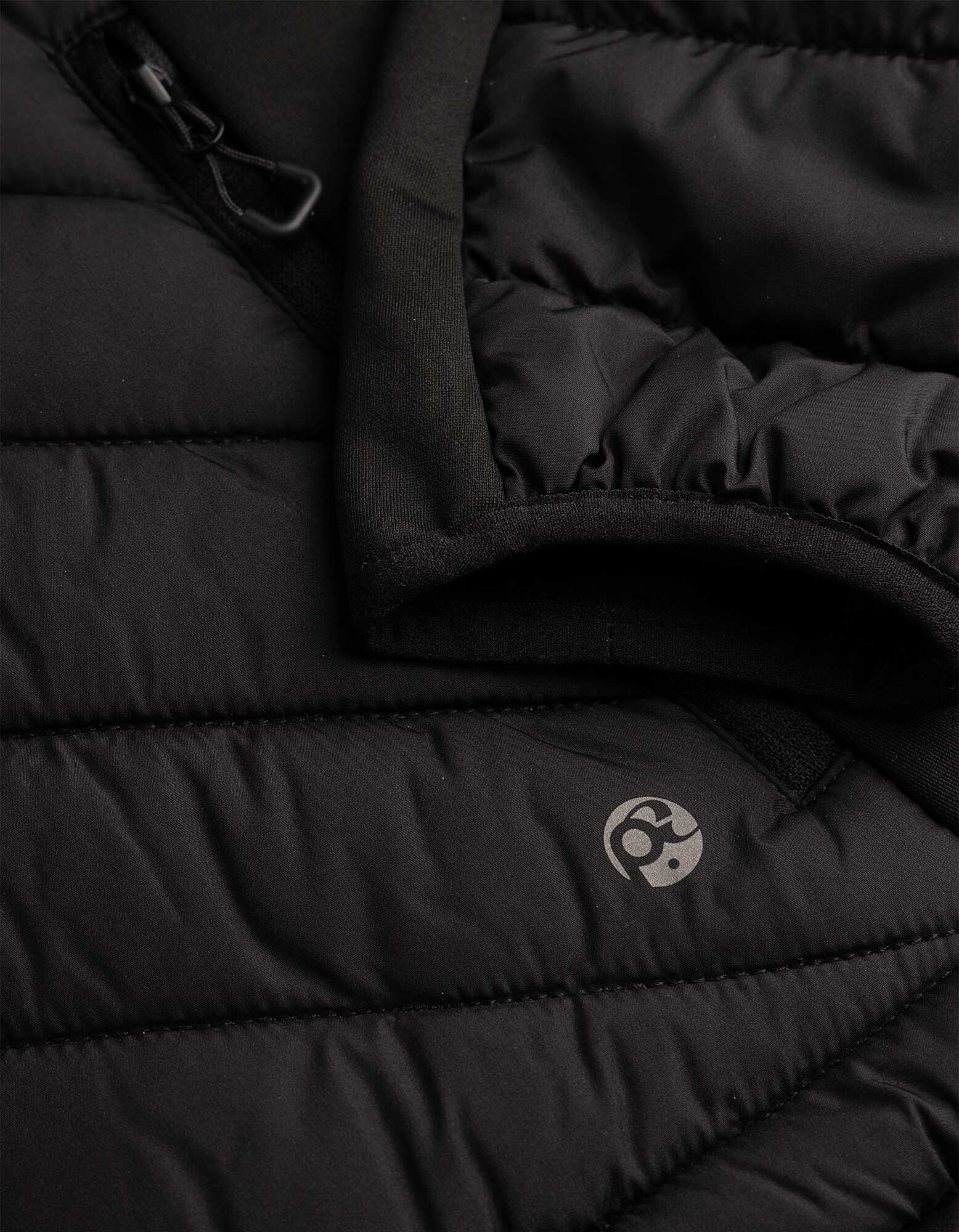 Steppjacke - Kapuze - Schwarz