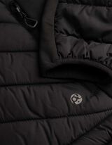 Steppjacke - Kapuze - Schwarz