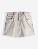Jeansshorts - Denim - grau