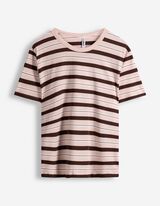 T-shirt - Strepen - roze