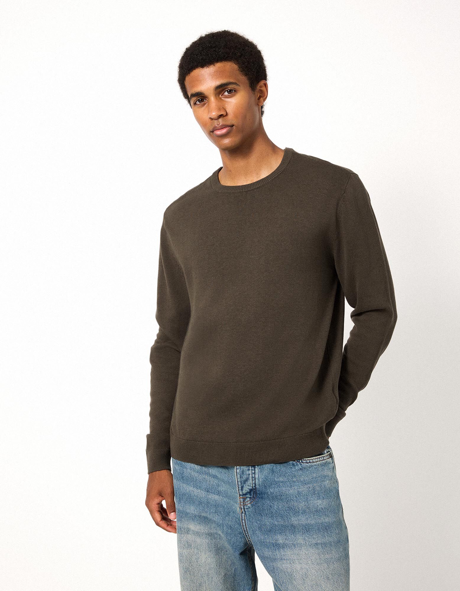 Pullover - Baumwolle - Schwarz