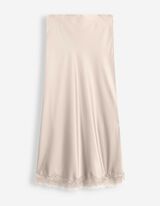 Midirock - einfarbig - Beige