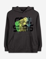 Set uit hoodie en broek - Effen - donkergrijs