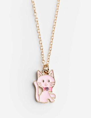 Kette - Katze - Goldfarben