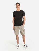 Tričko - Melírovaný - cierna