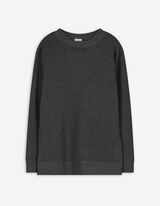 Pullover - Strick - dunkelgrau
