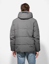 Jacke - Kapuze mit Tunnelzug - dunkelgrau