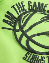 Hoodie - Tekstprint - lichtgroen