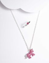 Collana - Pietre decorative - argento