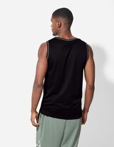 koszulka bez rękaw&oacute;w - jednokolorowy - czarny