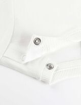 Langarmshirt - Frontprint - weiß