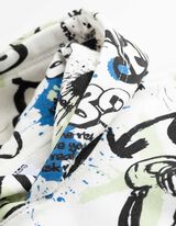 Hoodie - Print all-over - wit