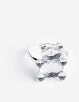 Ring - 4er-Pack - silberfarben