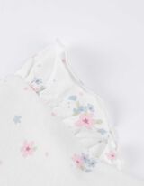 Haljina A kroja - &Scaron;areni print - bela