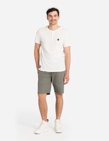 T-Shirt - Knopfleiste - weiß