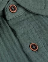 Set ko&scaron;ulje i kratkih hlača - muslin - tamno zelena