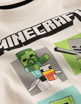 Shirt - Minecraft - wit