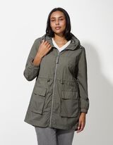 Jakna za boravak u prirodi - jednobojna - zeleno