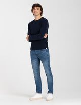 Pulóver - Feltekeredett szélű - sotetkek