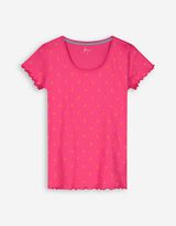 Top pijama - Imprimeu allover - Roz