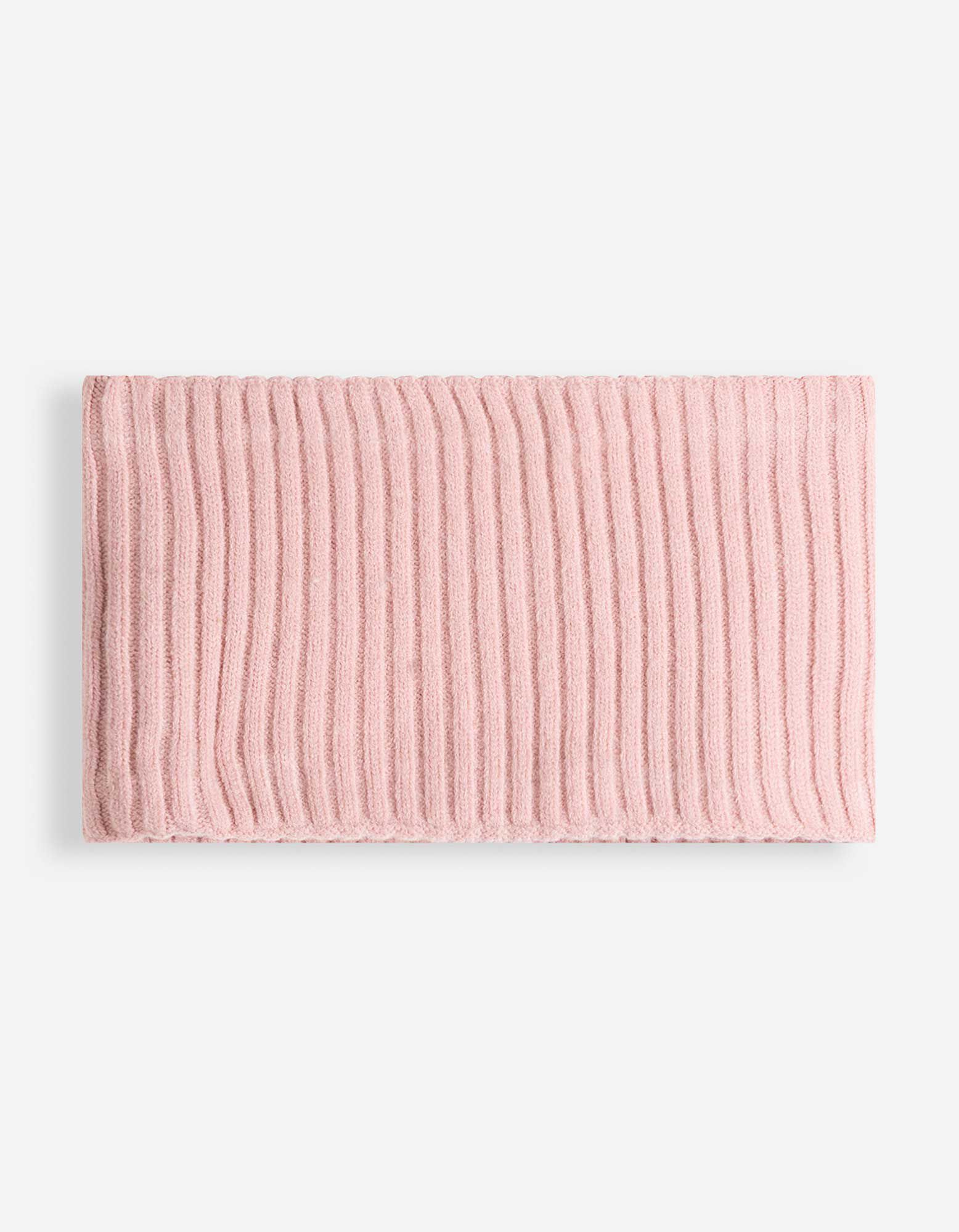 &Eacute;charpe tube - Viscose m&eacute;lang&eacute;e - ros&eacute; tendre 