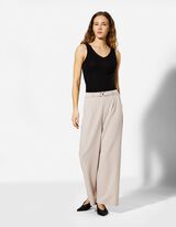 Culotte - Webstoff - beige