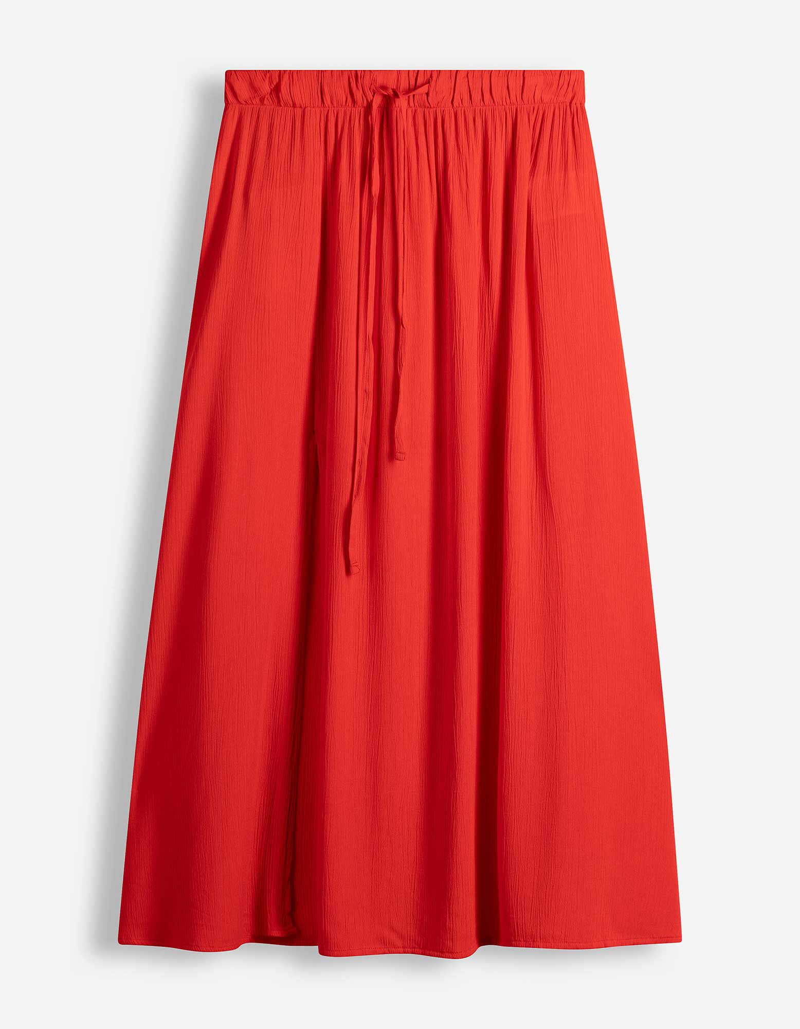 Jupe - Unicolore - Rouge