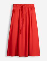 Jupe - Unicolore - Rouge