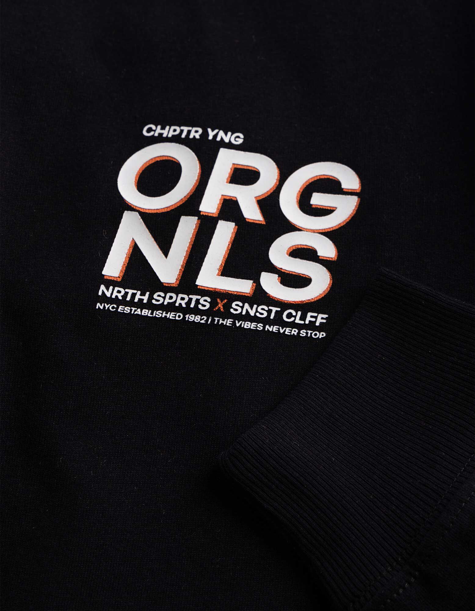 T-shirt &agrave; manches longues - Coupe oversize - noir