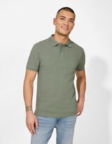 Polo-majica - jednobojna - tamno-zelena