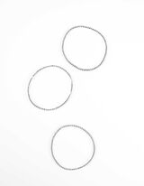 Narukvica - 3 u pakovanju - srebrno